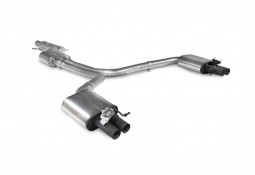 Ligne d'échappement inox Cat-Back à valves SCORPION pour AUDI RS6 C7 / RS7 C7 (2013-2018)