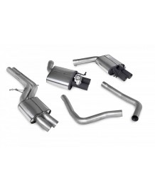 Ligne d'échappement inox Cat-Back à valves SCORPION pour AUDI RS6 C7 / RS7 C7 (2013-2018)