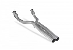 Suppression silencieux avant inox SCORPION pour AUDI RS6 C7 / RS7 C7 (2013-2018)