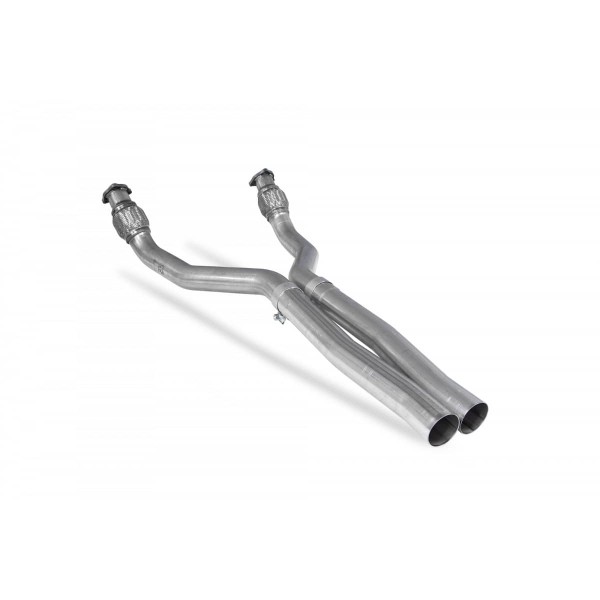 Suppression silencieux avant inox SCORPION pour AUDI RS6 C7 / RS7 C7 (2013-2018)