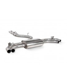 Ligne d'échappement inox Fap-Back à valves SCORPION pour AUDI RSQ3 F3 (2019-2025)