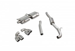 Ligne d'échappement inox Cat-Back à valves SCORPION pour AUDI S1 2.0 TFSI QUATTRO (2014-2018) Ligne d'échappement inox Cat-Back à valves SCORPION pour AUDI S1 2.0 TFSI QUATTRO (2014-2018)