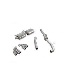 Ligne d'échappement inox Cat-Back à valves SCORPION pour AUDI S1 2.0 TFSI QUATTRO (2014-2018)