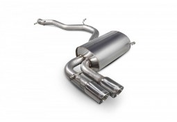 Ligne d'échappement inox Cat-Back SCORPION pour AUDI S3 8P 2.0T QUATTRO 3 Portes / Sportback (2006-2012)