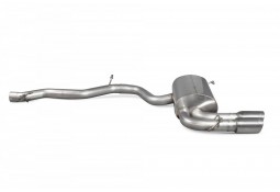 Ligne d'échappement inox Cat-Back SCORPION pour AUDI S3 8P 2.0T QUATTRO 3 Portes / Sportback (2006-2012)