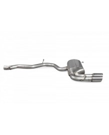 Ligne d'échappement inox Cat-Back SCORPION pour AUDI S3 8P 2.0T QUATTRO 3 Portes / Sportback (2006-2012)