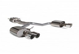 Ligne d'échappement inox Cat-Back SCORPION pour AUDI S4 B8 / B8.5 V6 3.0 TFSI Quattro (2009-2016)