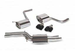 Ligne d'échappement inox Cat-Back SCORPION pour AUDI S4 B8 / B8.5 V6 3.0 TFSI Quattro (2009-2016) Ligne d'échappement inox Cat-Back SCORPION pour AUDI S4 B8 / B8.5 V6 3.0 TFSI Quattro (2009-2016)