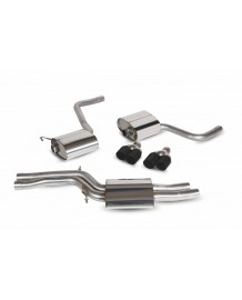 Ligne d'échappement inox Cat-Back SCORPION pour AUDI S4 B8 / B8.5 V6 3.0 TFSI Quattro (2009-2016)