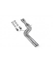 Suppression silencieux intermédiaire inox SCORPION pour AUDI S4 B8 / B8.5 V6 3.0 TFSI Quattro (2009-2016)