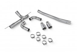 Ligne d'échappement inox SCORPION pour BMW 330d 335d + Xdrive F30 F31 Pack M (2013-2020)(Look 335i/340i)