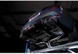 Ligne d'échappement inox Cat-Back à valves SCORPION pour AUDI S4 B9 V6 3.0T Avant / Berline Quattro sans FAP (2017-2019)(Race)