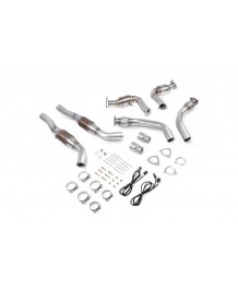 Downpipe avec catalyseurs sport SCORPION pour AUDI S5 B8 / 8T V6 3.0 TFSI Quattro Sportback (2010-2017)