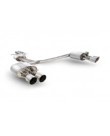 Ligne d'échappement inox Cat-Back à valves SCORPION pour AUDI S6 C7 / S7 C7 (2012-2018)