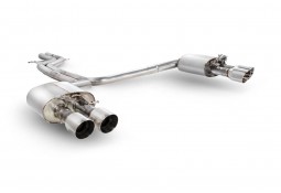 Ligne d'échappement inox Cat-Back à valves SCORPION pour AUDI S6 C7 / S7 C7 (2012-2018)(Race)