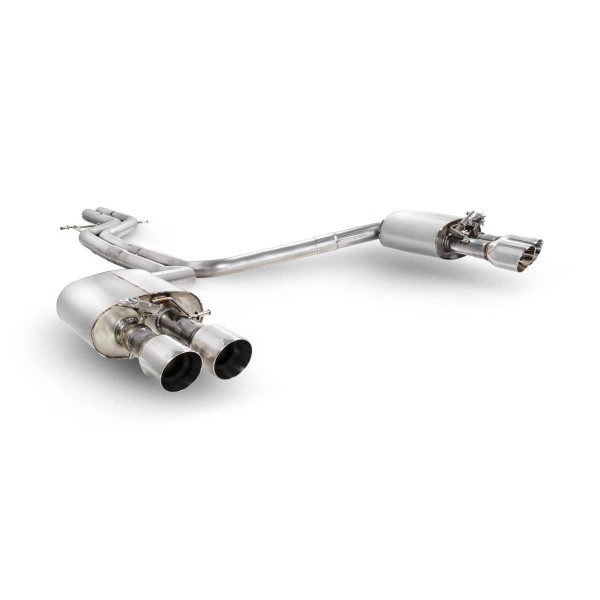 Ligne d'échappement inox Cat-Back à valves SCORPION pour AUDI S6 C7 / S7 C7 (2012-2018)(Race) Ligne d'échappement inox Cat-Back à valves SCORPION pour AUDI S6 C7 / S7 C7 (2012-2018)(Race)