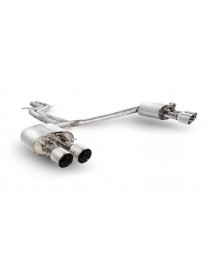 Ligne d'échappement inox Cat-Back à valves SCORPION pour AUDI S6 C7 / S7 C7 (2012-2018)(Race)