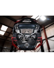 Ligne d'échappement inox Cat-Back à valves SCORPION pour AUDI S6 C7 / S7 C7 (2012-2018)(Race)