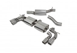 Ligne d'échappement inox Fap-Back à valves SCORPION pour AUDI SQ2 (2019-2025)