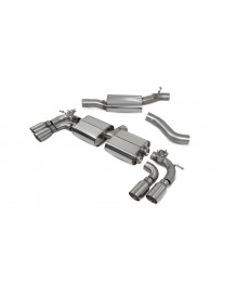 Ligne d'échappement inox Fap-Back à valves SCORPION pour AUDI SQ2 (2019-2025)