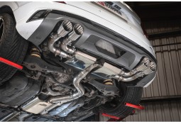 Ligne d'échappement inox Fap-Back à valves SCORPION pour AUDI SQ2 (2019-2025)