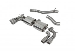 Ligne d'échappement inox Fap-Back à valves SCORPION pour AUDI SQ2 (2019-2025)(Race)