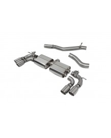 Ligne d'échappement inox Fap-Back à valves SCORPION pour AUDI SQ2 (2019-2025)(Race)