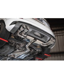 Ligne d'échappement inox Fap-Back à valves SCORPION pour AUDI SQ2 (2019-2025)(Race)
