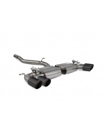 Ligne d'échappement inox Fap-Back à valves SCORPION pour AUDI SQ2 (2019-2025)(Race)