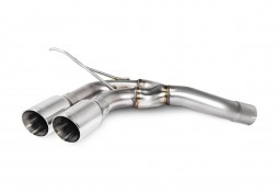 Silencieux arrière inox SCORPION pour LAND ROVER DEFENDER D200 D250 D300 D350 L663 (2020+)