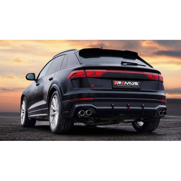 Echappement REMUS pour AUDI RSQ8 600Ch (06/2024+)-Ligne Fap-Back à valves Race