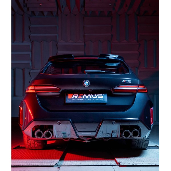 Echappement inox REMUS pour BMW M5 G90 G99 (2024+)- Ligne cat-back à valves Racing