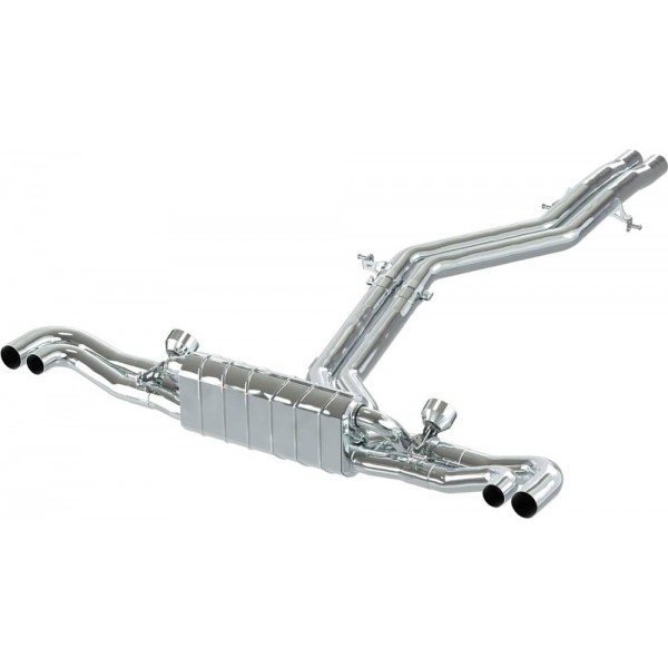 Echappement inox CAPRISTO pour AUDI RSQ8 (2020+) - Ligne Cat/Fap-Back à Valves