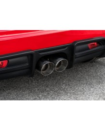 Ligne d'échappement inox Fap-Back à valves SCORPION pour MINI COOPER S JCW F56 FAP (2019-2024)