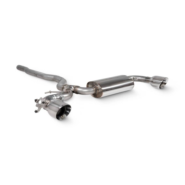 Ligne d'échappement inox Fap-Back à valves SCORPION pour MINI CLUBMAN COOPER S F54 FAP (2019-2024)