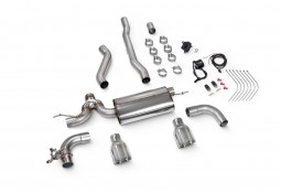 Ligne d'échappement inox Fap-Back à valves SCORPION pour MINI CLUBMAN COOPER S F54 FAP (2019-2024)