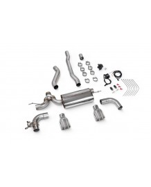 Ligne d'échappement inox Fap-Back à valves SCORPION pour MINI CLUBMAN COOPER S F54 FAP (2019-2024)