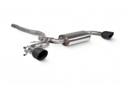 Ligne d'échappement inox Fap-Back à valves SCORPION pour MINI CLUBMAN COOPER S F54 FAP (2019-2024)