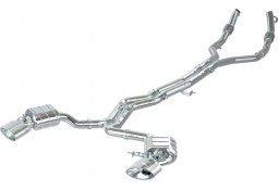 Echappement Inox CAPRISTO pour AUDI RS6 C8 / RS7 C8 (2020+) - Ligne Cat/Fap-Back à valves ECE