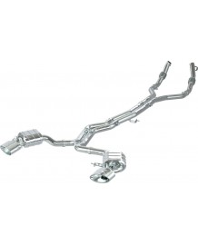Echappement Inox CAPRISTO pour AUDI RS6 C8 / RS7 C8 (2020+) - Ligne Cat/Fap-Back à valves ECE