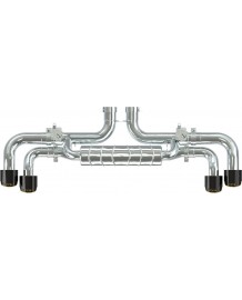 Echappement CAPRISTO Porsche Cayenne GTS & Turbo S E-Hybrid 9YB E3 536 (2024+) - Silencieux à valves ECE