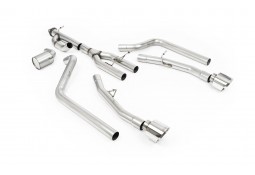 Ligne d'échappement inox MILLTEK pour DODGE RAM 1500 3.0 Twin Turbo REBEL (Hurricane Engine) (2025+)