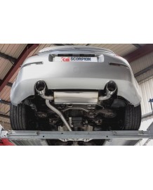 Ligne d'échappement inox Cat-Back SCORPION pour NISSAN 350Z (2003-2010)