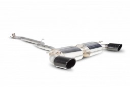 Ligne d'échappement inox Cat-Back SCORPION pour MERCEDES Classe A250 W176 2WD Pack AMG (2012-2015)