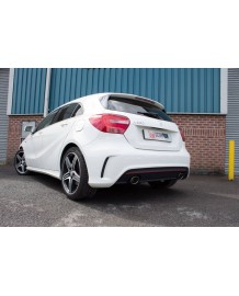 Ligne d'échappement inox Cat-Back SCORPION pour MERCEDES Classe A250 W176 4Matic Pack AMG (2013-2015)