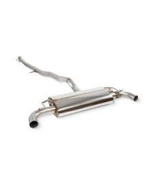 Ligne d'échappement inox Cat-Back à valves SCORPION pour MERCEDES CLA45 AMG C117 (2013-2018)(Race)