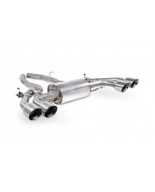 Silencieux d'échappement inox à valves SCORPION pour BMW X4M F98 / X3M F97 + COMPETITION (2022-2025)