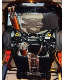 Ligne d'échappement inox Cat-Back MILLTEK pour SKODA Octavia vRS 2.0 TSI 200Ch (2010-2013)