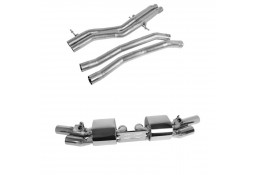 Echappement inox NOVITEC pour Lamborghini URUS SE - Ligne Cat/Fap-Back à valves