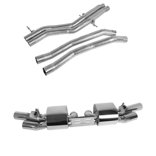 Echappement inox NOVITEC pour Lamborghini URUS SE - Ligne Cat/Fap-Back à valves Echappement inox NOVITEC pour Lamborghini URUS SE - Ligne Cat/Fap-Back à valves